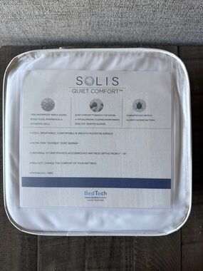 Solis Quiet Comfort White Mattress Protector by